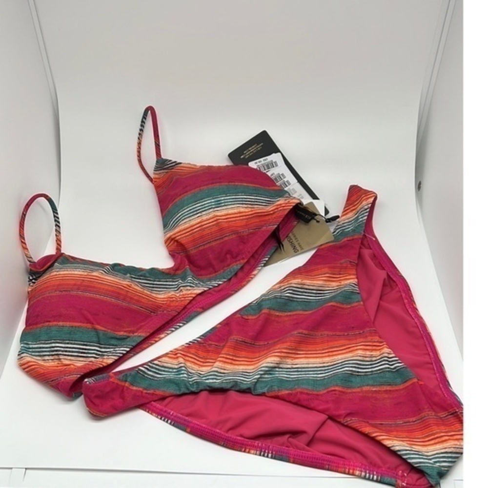 VIX Bliss Luli Striped Bikini Set